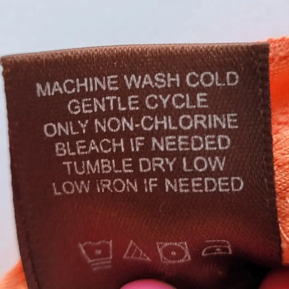 Multiples 3/4 Flare Sleeve Off The Shoulder Top Orange Size M - Picture 10 of 10